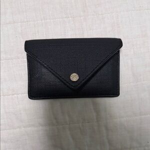 Dagne Dover Black Textured card wallet
